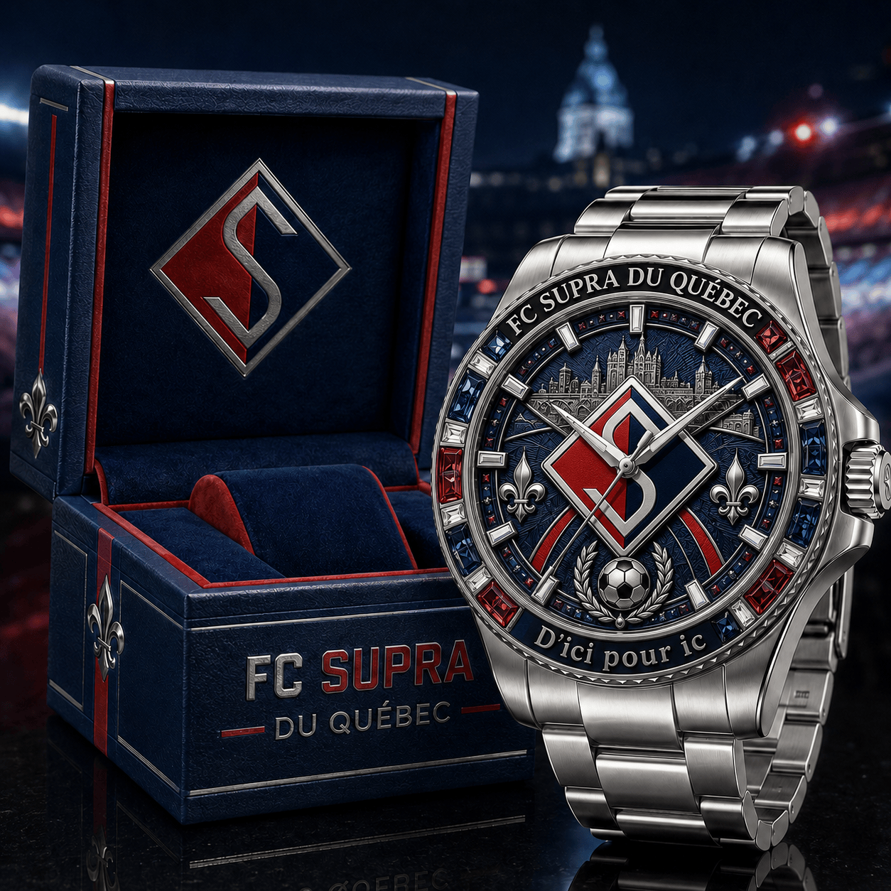SDQ Premium Stainless Steel Watch TNSM