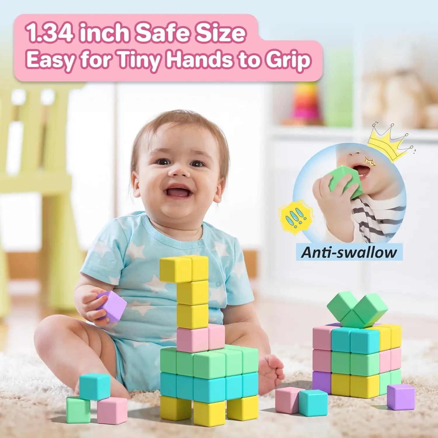 Magnetic Building Blocks for Kids, Educational STEM